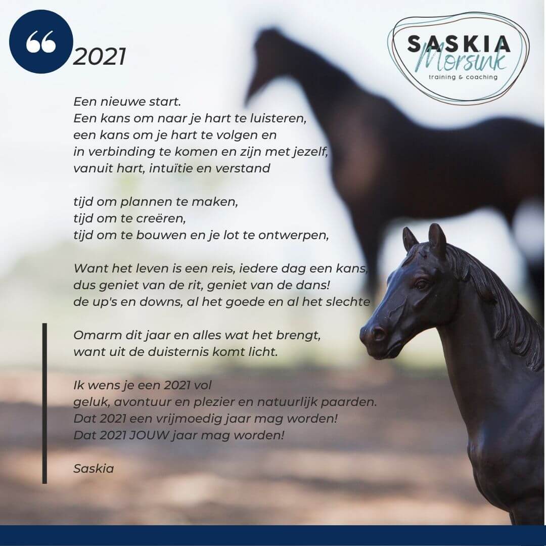 Saskia Morsink - nieuwjaarswens 2021